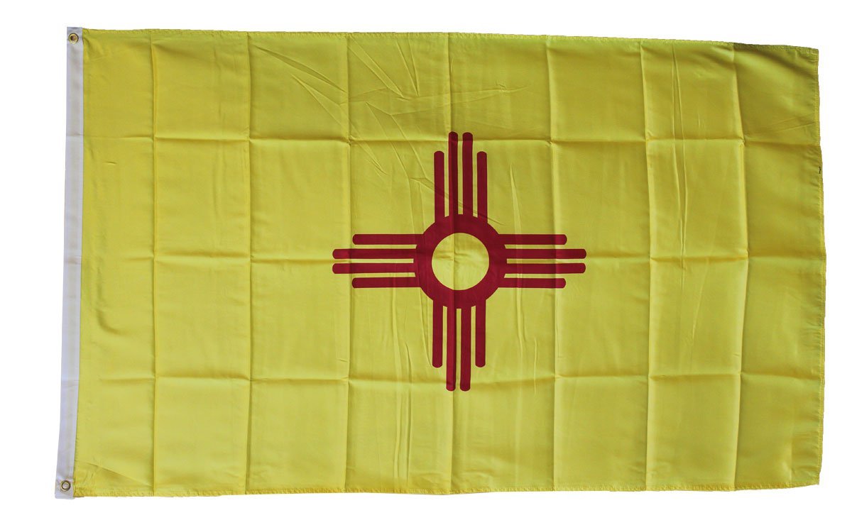 New Mexico - 3"X5" Polyester Flag