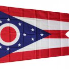Ohio - 3"X5" Polyester Flag