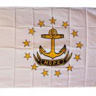 Rhode Island - 3"X5" Polyester Flag