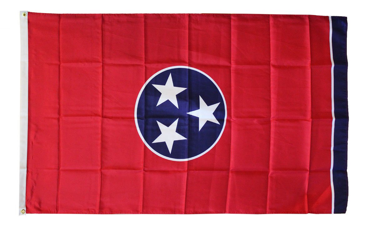 Tennessee - 3"X5" Polyester Flag