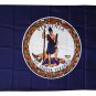 Virginia - 3"X5" Polyester Flag