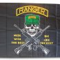 Army Rangers - 3"X5" Polyester Flag