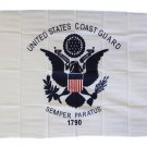 Coast Guard - 3"X5" Polyester Flag