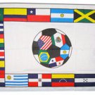 Latin American Soccer - 3"X5" Polyester Flag