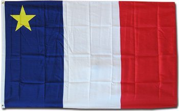 Acadia - 3"X5" Polyester Flag