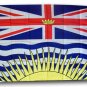 British Columbia - 3"X5" Polyester Flag
