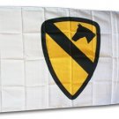 First Cavalry - 3"X5" Polyester Flag (white)