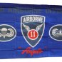11th Airborne Division - 3"X5" Polyester Flag