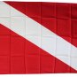 Diver Down - 3"X5" Polyester Flag