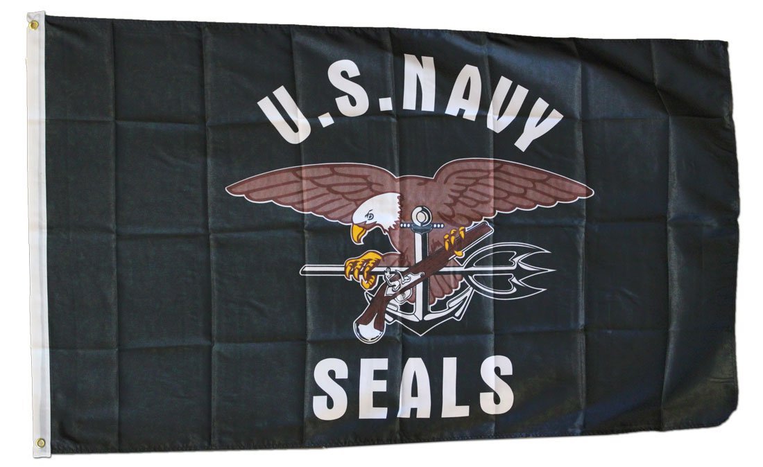 Navy Seals - 3"X5" Polyester Flag