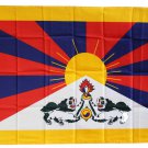 Tibet - 3"X5" Polyester Flag