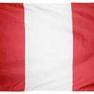 Peru - 3"X5" Nylon Flag (Civil)