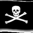 Jolly Roger - 3"X5" Nylon Flag