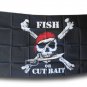 Fish Or Cut Bait - 3"X5" Nylon Flag