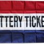 Lottery Tickets - 3"X5" Nylon Flag