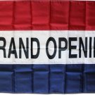 Grand Opening - 3"X5" Nylon Flag (Red/White/Blue)