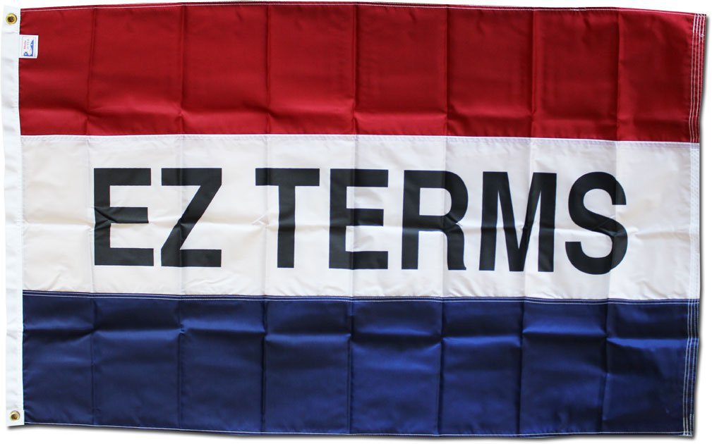 EZ Terms - 3"X5" -Nylon Flag