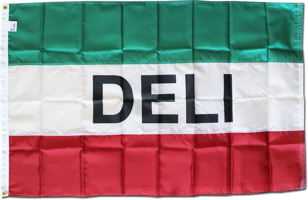Deli - 3"X5"  Nylon Flag