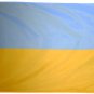 Ukraine - 3"X5" Nylon Flag
