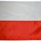 Poland - 3"X5" Nylon Flag (Plain)