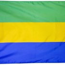 Gabon - 3"X5" Nylon Flag