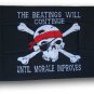 The Beatings Will Continue - 3"X5" Nylon Flag