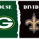 green bay packers/New orleans saints Flag , If you need other logos flag
