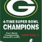 Flag of the Green Bay Packers team, other patterns can be customized