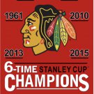 Flag of the Chicago Blackhawks team, other patterns can be customized