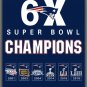 Flag of the England Patriots team, other patterns can be customized