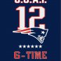 Flag of the England Patriots team, other patterns can be customized