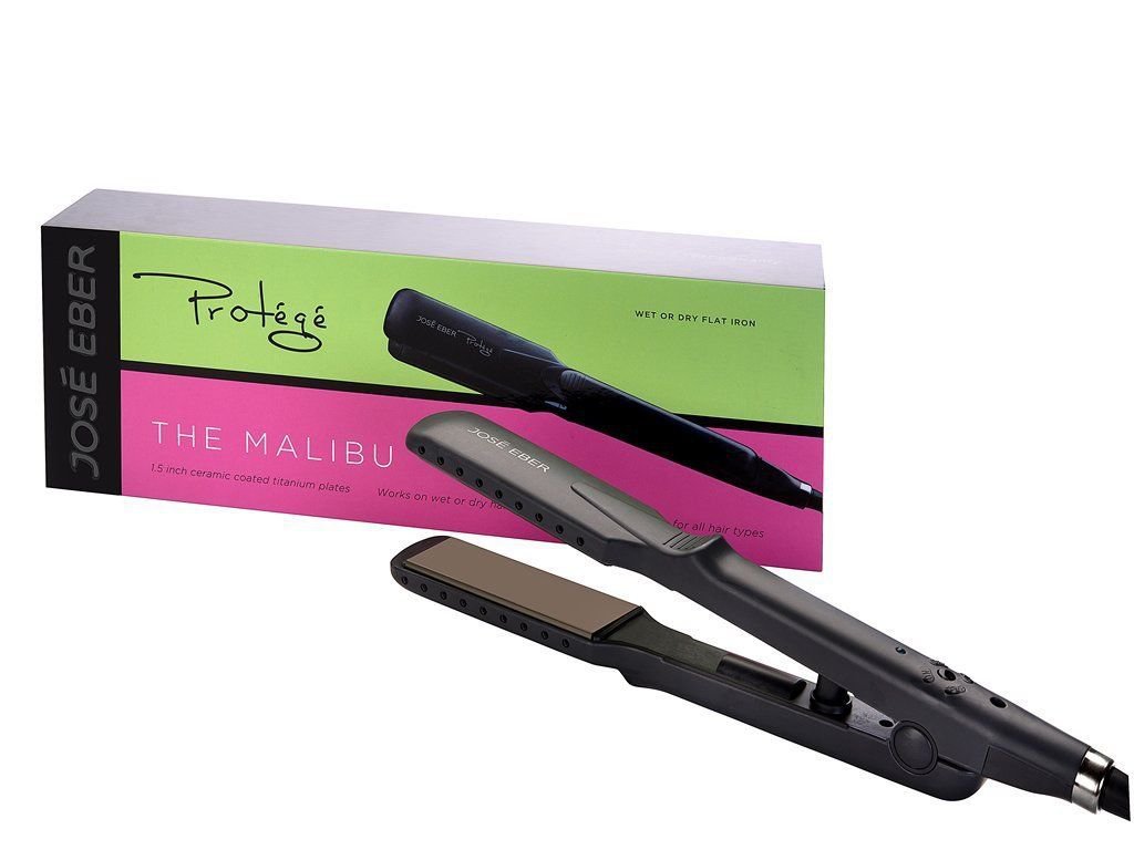 Jose Eber Protege Flat Hair Iron, Wet or Dry, The Malibu, New in Box