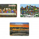 12 Pcs 3D Fridge Magnet Jerusalem, Old City, Last Supper, Souvenir Holy Land