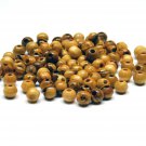 Olive Wood Round Beads 200 Pcs Polished Hand Made Holy Land Jerusalem