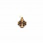 50 Pcs Olive Wood Small Jerusalem Cross Pendants Hand Made Holy Land Bethlehem