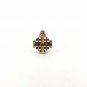 50 Pcs Olive Wood Small Jerusalem Cross Pendants Hand Made Holy Land Bethlehem