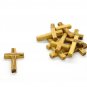 10 Olive Wood Cross Pendants Medium Size Hand Made Holy Land Jerusalem