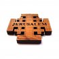 Olive Wood Jerusalem Cross Fridge Magnet Hand Made Holy Land Jerusalem