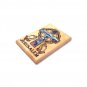 Olive Wood Fridge Magnet Cross With Abalone Hand Made Holy Land Jerusalem