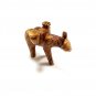 Olive Wood Donkey With Jars Hand Carved Holy Land Jerusalem