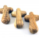 Holding Cross Comfort Cross 4.5" Olive Wood 3 Pcs Hand Made Holy Land Jerusalem Holding Cross Comfort Cross 4.5" Olive Wood 3 Pcs Hand Made Holy Land Jerusalem