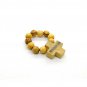 10 Pcs Olive Wood Finger Rosary Ring With Cross Hand Made Holy Land Jerusalem