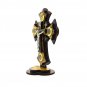 Olive Wood 2 Layered Cross With Stand & Silver Tone Metal Crucifix Holy Land Jer