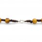 Olive Wood Rosary Necklace With Jerusalem Cross Hand Made Holy Land Jerusalem