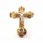 Olive Wood Cross 5" Wall Hanging With Soil, Stones, Incense and Dried Leaves