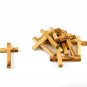 10 Large Olive Wood Crosses Pendants 3" Inches Hand Made Holy Land Jerusalem