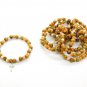 Olive Wood Bracelet 10 Pcs Lot Stretch With Metal Cross Hand Made Holy Land