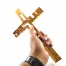 Olive Wood Jesus Christ Name Carved 30 cm Cross Wall Hanging Crucifix Jerusalem Olive Wood Jesus Christ Name Carved 30 cm Cross Wall Hanging Crucifix Jerusalem