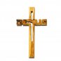 Olive Wood Jesus Christ Name Carved 30 cm Cross Wall Hanging Crucifix Jerusalem