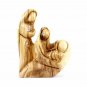 Olive Wood Holy Family Faceless Statue Hand Carved Holy Land Bethlehem